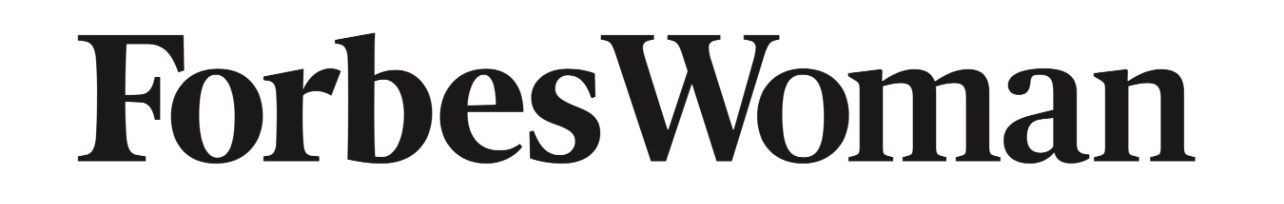 Logo for ForbesWoman with black text on a white background.